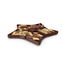 Compartment Bowl With Chocolate Covered Crackers PNG & PSD Images
