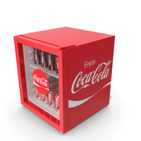 Coca Mini Fridge PNG & PSD Images
