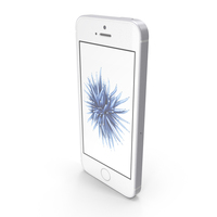 Apple iPhone SE Silver PNG & PSD Images