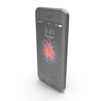 Apple iPhone SE Space Gray PNG & PSD Images