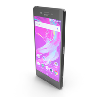 Sony Xperia X Graphite Black PNG & PSD Images