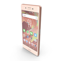 Sony Xperia X Rose Gold PNG & PSD Images