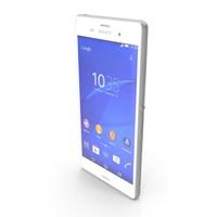 Sony Xperia Z3 & Z3 Dual White PNG & PSD Images
