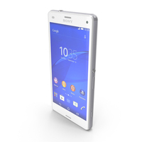 Sony Xperia Z3 Compact White PNG & PSD Images