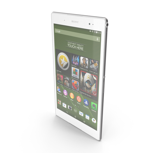 Sony Xperia Z3 Tablet Compact White PNG Images & PSDs for Download