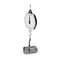 Mechanical Hanging Scales with Pan PNG & PSD Images