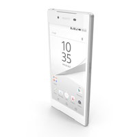 Sony Xperia Z5 White PNG & PSD Images