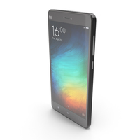 Xiaomi Mi 4i Black PNG & PSD Images