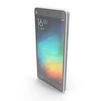 Xiaomi Mi 4i White PNG & PSD Images