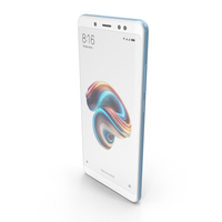 Xiaomi Redmi Note 5 Pro Lake Blue PNG & PSD Images