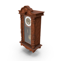 Retro Pendulum Clock PNG & PSD Images