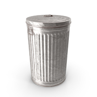 Steel Trash Can PNG & PSD Images
