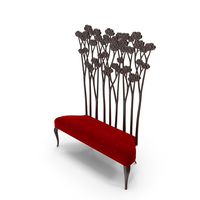 Christopher guy Chair Le Jardin Art deco High Back Bench PNG & PSD Images