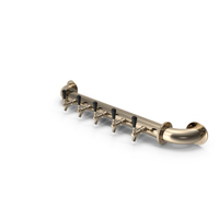 Rail Draft Brass Beer Tower PNG & PSD Images