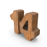 14 Wooden Number PNG & PSD Images