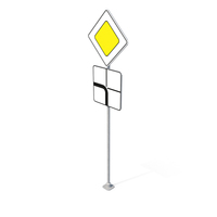 Traffic Sign Main Road PNG & PSD Images
