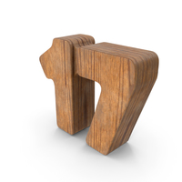 17 Wooden Number PNG & PSD Images