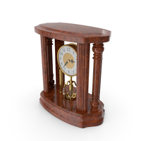Radika Classical Table Clock PNG & PSD Images