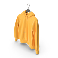 Yellow Hoodie with Hanger PNG & PSD Images