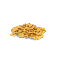 Piles of Corn Flakes Pieces PNG & PSD Images