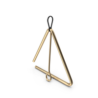 Bronze Musical Triangle PNG & PSD Images