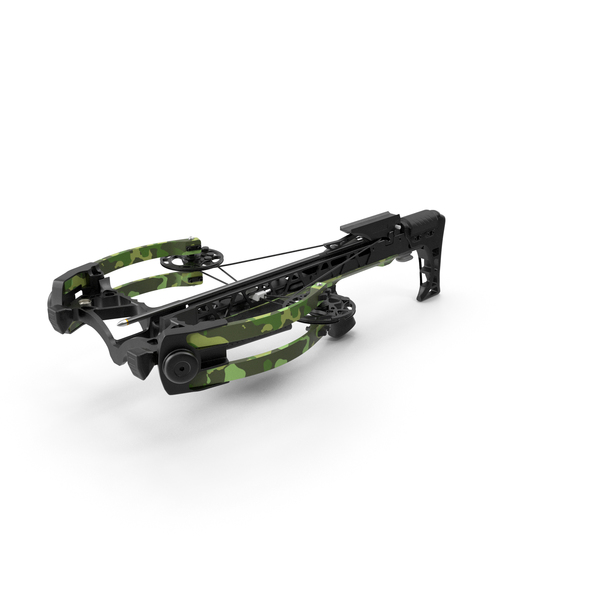 Camo Crossbow with Arrow PNG & PSD Images