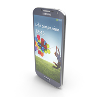 Samsung Galaxy S4 Blue PNG & PSD Images