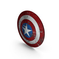 Captain America Damaged Shield PNG & PSD Images