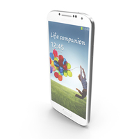 Samsung Galaxy S4 White PNG & PSD Images