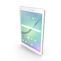 Samsung Galaxy Tab S2 9.7 White PNG & PSD Images