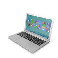 Silver Laptop 15.6 PNG & PSD Images