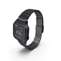 Casio b650wd-1a Black PNG & PSD Images