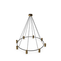 Champeaux Round Chandelier PNG & PSD Images