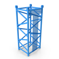 Crane D Intermediate Section 6m Blue PNG & PSD Images