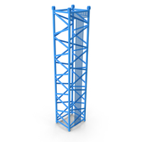 Crane D Intermediate Section 12m Blue PNG & PSD Images