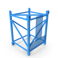Crane L Intermediate Section 3m Blue PNG & PSD Images