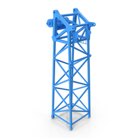 Crane S Head Section 10m Blue PNG & PSD Images