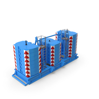 Crane Super Lift Counterweight Blue PNG & PSD Images