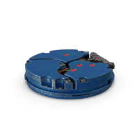 Watch Mechanism Blue Scratched PNG & PSD Images