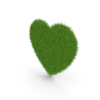 Grass Heart Symbol PNG & PSD Images