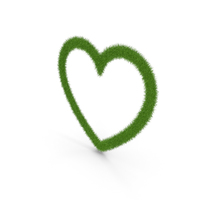 Grass Heart Symbol PNG & PSD Images