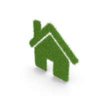 Grass Home Symbol PNG & PSD Images
