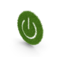 Grass Power Button On Off Symbol PNG & PSD Images