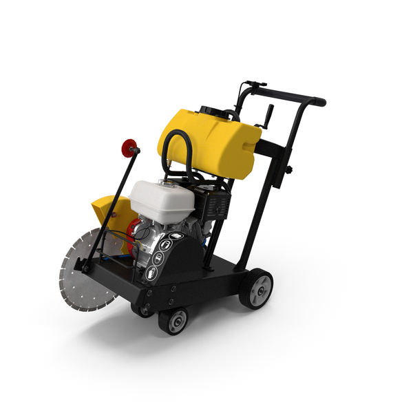 Concrete Saw with Engine PNG & PSD Images