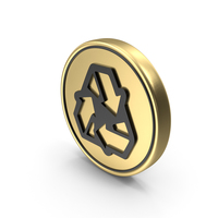 Recycle coin Logo Symbol Icon PNG & PSD Images