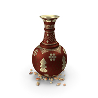 Pot Deco With Stones PNG & PSD Images