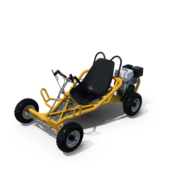 Off-Road Go Kart with Engine PNG & PSD Images