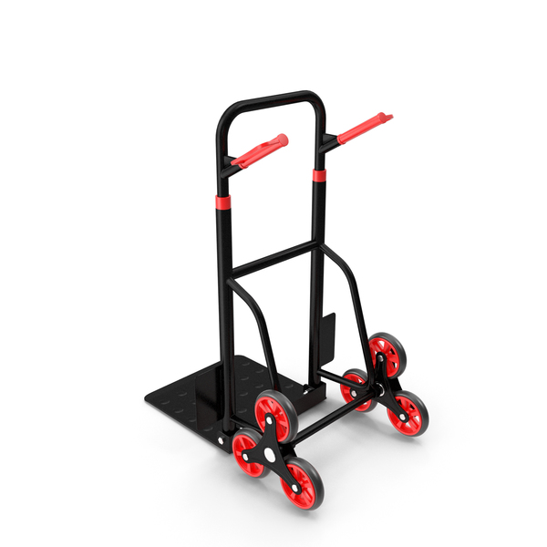 Hand Truck Trolley Cart Red PNG & PSD Images