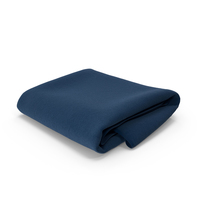 Blue Towel Folded PNG & PSD Images
