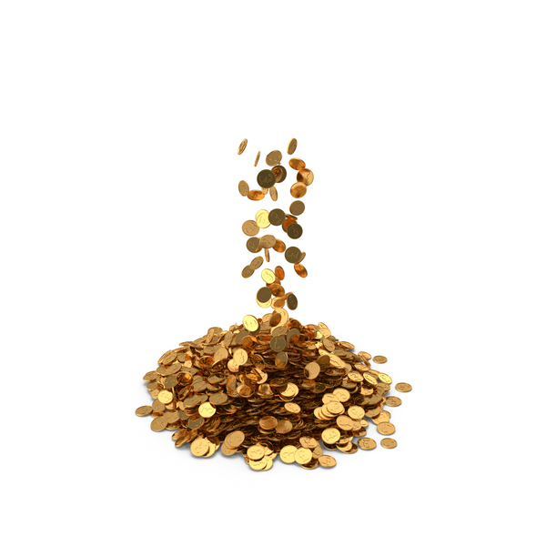 Pile of Gold coins LB Funt PNG & PSD Images